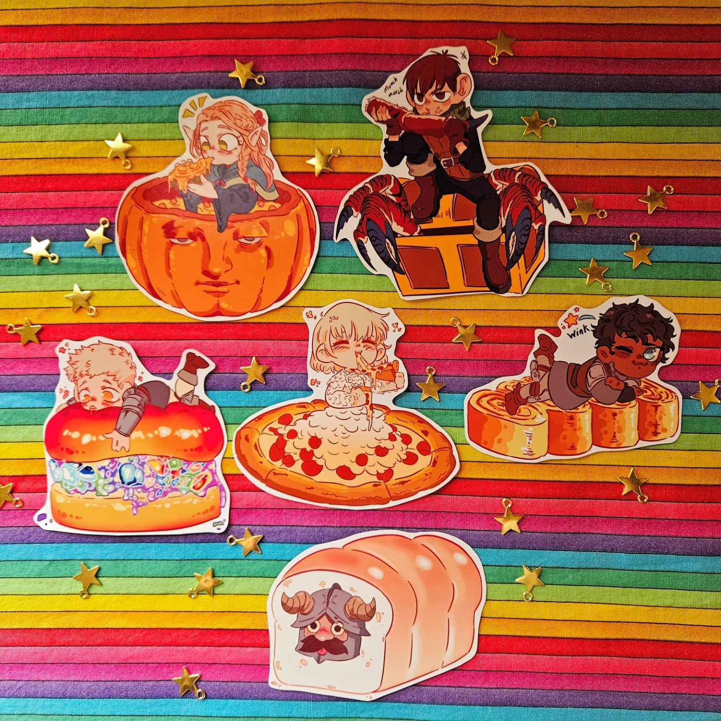 dungeon-meshi-stickers-theeggoman