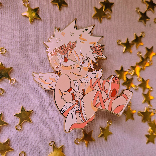 EndHawks Valentines enamel outlet pins